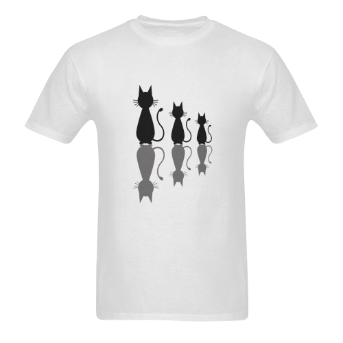 Cats Sunny Men's T- shirt (Model T06)