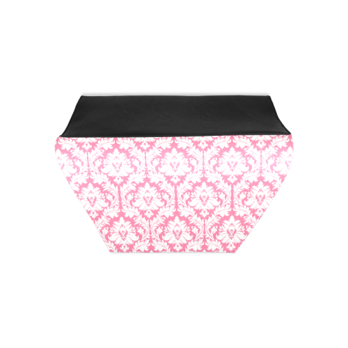 damask pattern pink and white Clutch Bag (Model 1630)