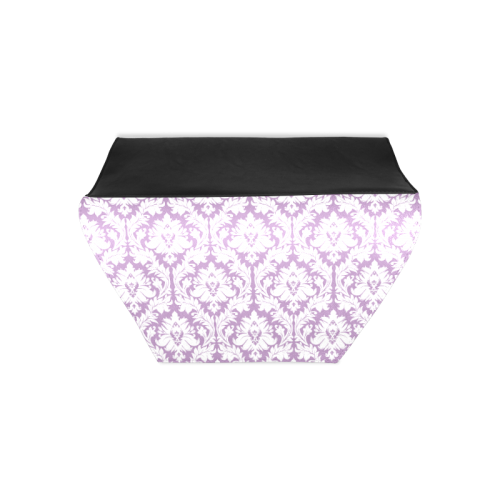 damask pattern lilac and white Clutch Bag (Model 1630)