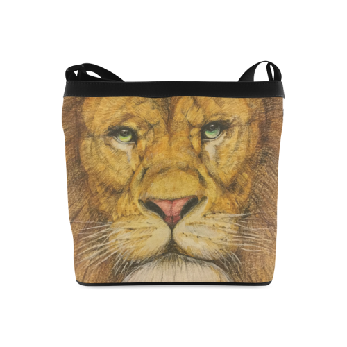 Regal Lion Drawing Crossbody Bags (Model 1613)