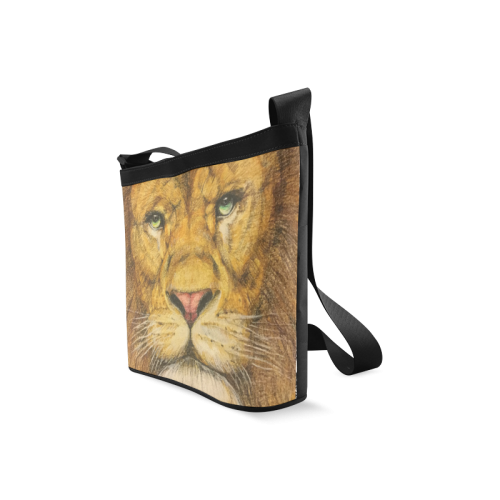 Regal Lion Drawing Crossbody Bags (Model 1613)