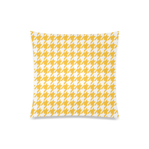 sunny yellow and white houndstooth classic pattern