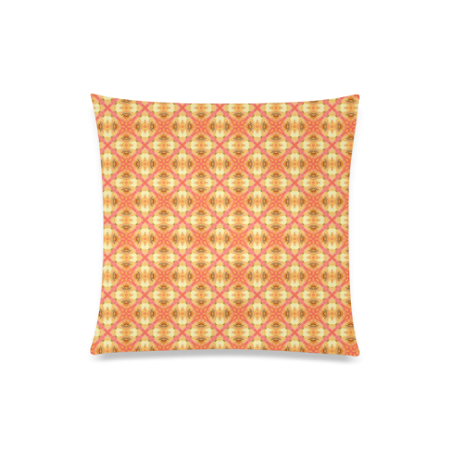 Peach Pineapple Abstract Circles Arches