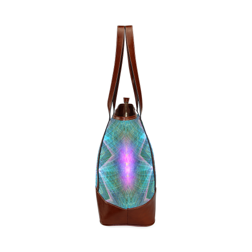 pink turquoise mandala Tote Handbag (Model 1642)