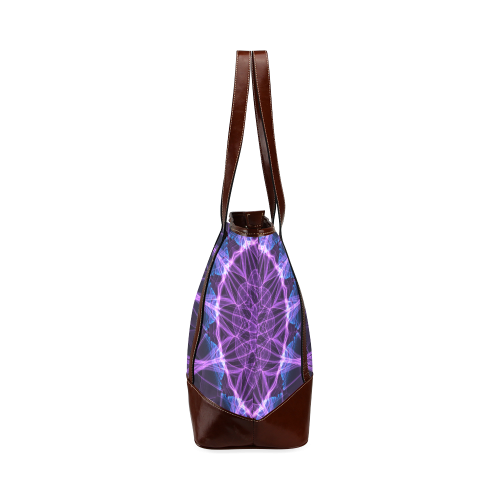 purple blue amethyst desire mandala Tote Handbag (Model 1642)