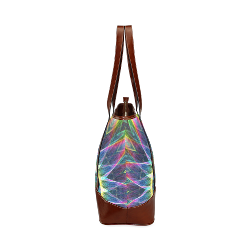 flower eye mandala abstract art Tote Handbag (Model 1642)