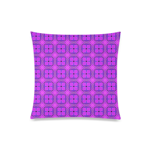Abstract Dancing Diamonds Purple Violet Custom Zippered Pillow Case 20"x20"(One Side)