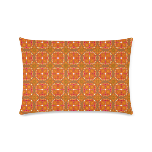 Gingerbread Houses, Cookies, Apple Cider Abstract Custom Rectangle Pillow Case 16"x24" (one side)