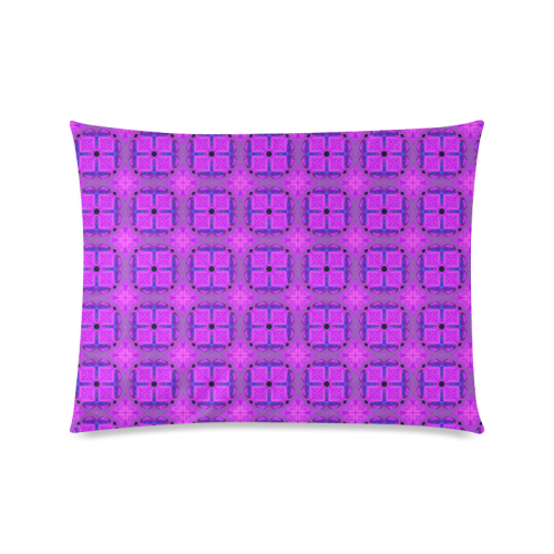 Abstract Dancing Diamonds Purple Violet Custom Picture Pillow Case 20"x26" (one side)