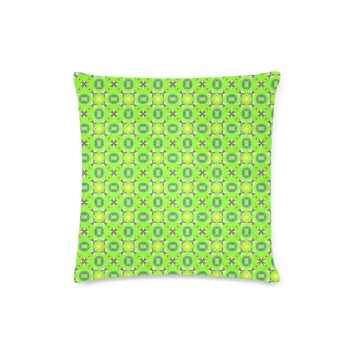 Vibrant Abstract Tropical Lime Foliage Lattice