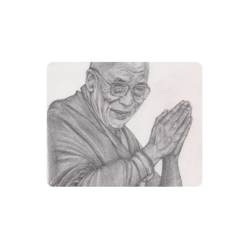 Dalai Lama Tenzin Gaytso Drawing Rectangle Mousepad