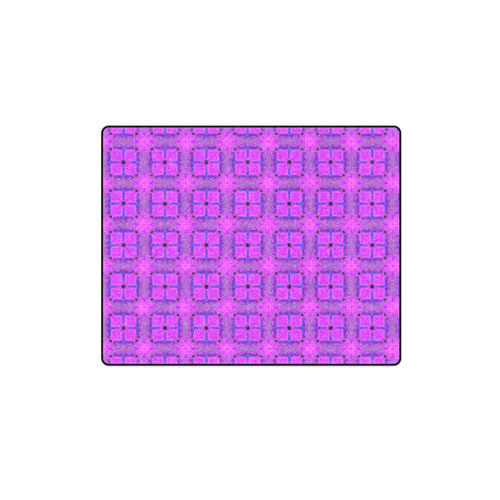 Abstract Dancing Diamonds Purple Violet Blanket 40"x50"