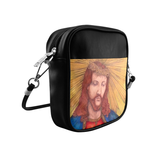 Sacred Heart Of Jesus Christ Drawing Sling Bag (Model 1627)