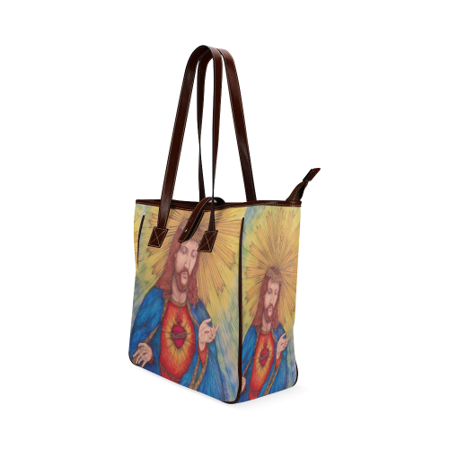 Sacred Heart Of Jesus Christ Drawing Classic Tote Bag (Model 1644)