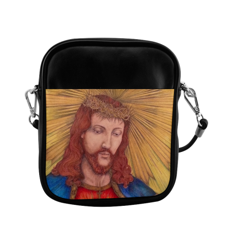 Sacred Heart Of Jesus Christ Drawing Sling Bag (Model 1627)