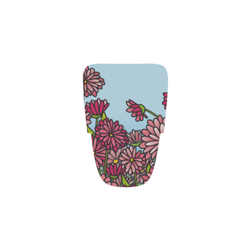 chrysantenum flower field pink floral Women’s Running Shoes (Model 020)