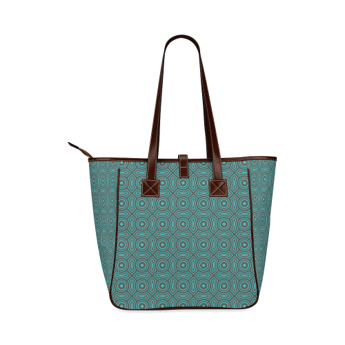 blue geometric pattern Classic Tote Bag (Model 1644)