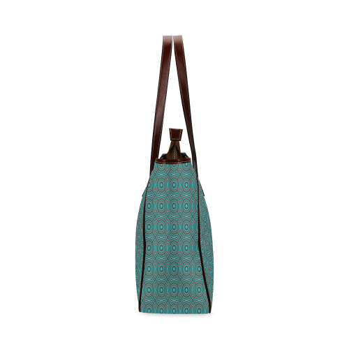 blue geometric pattern Classic Tote Bag (Model 1644)