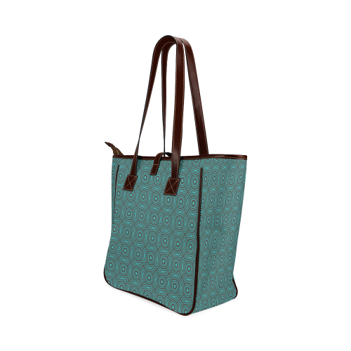 blue geometric pattern Classic Tote Bag (Model 1644)