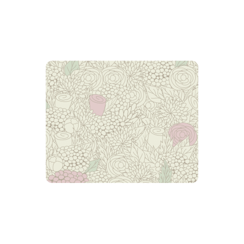 vintage flower pattern Rectangle Mousepad