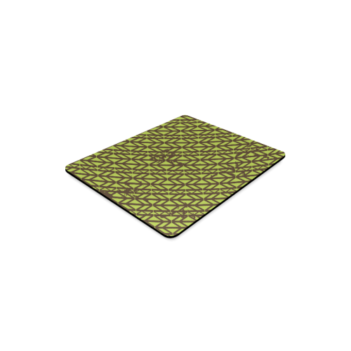 green geometric pattern Rectangle Mousepad