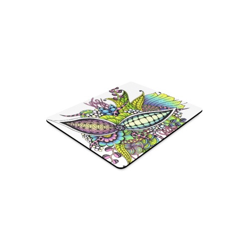 Bright fantasy flower in bright colors Rectangle Mousepad