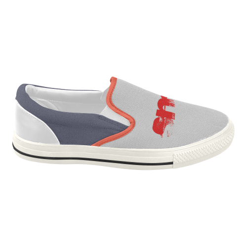 smile Women's Slip-on Canvas Shoes (Model 019)