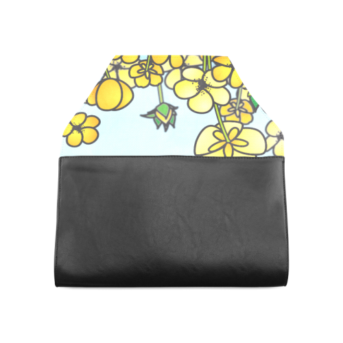 buttercup flower field yellow floral arrangement Clutch Bag (Model 1630)