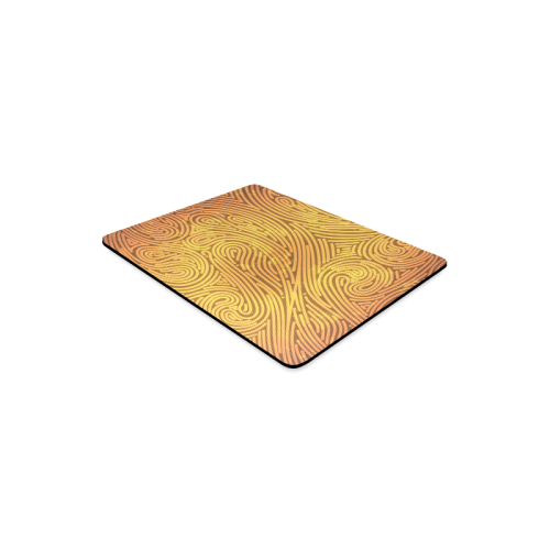 gold leaf abstract pattern Rectangle Mousepad