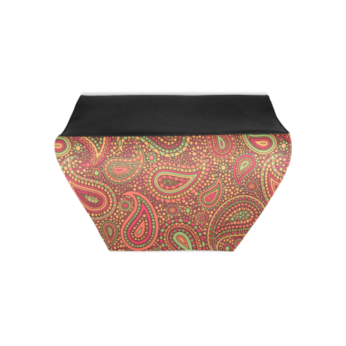 red paisley mosaic pattern Clutch Bag (Model 1630)