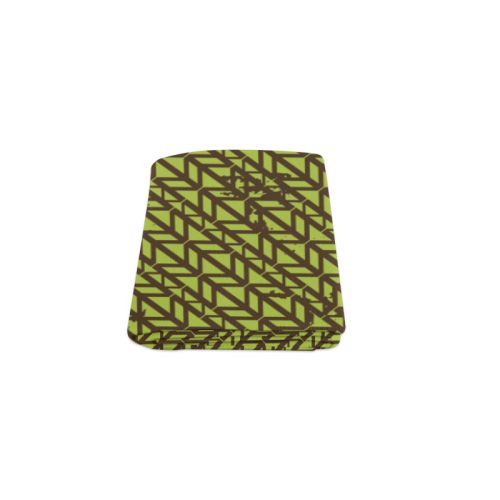 green geometric pattern Blanket 40"x50"