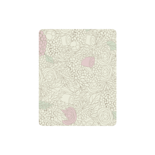 vintage flower pattern Rectangle Mousepad