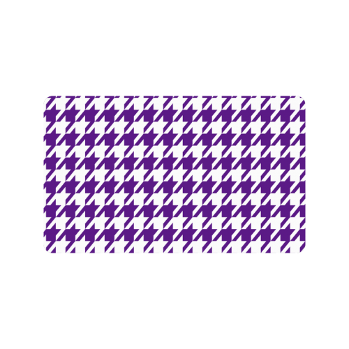 royal purple and white houndstooth classic pattern