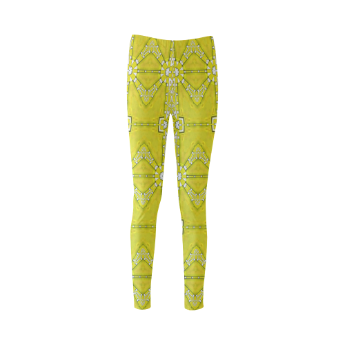 yellow shine-annabellerockz Cassandra Women's Leggings (Model L01)