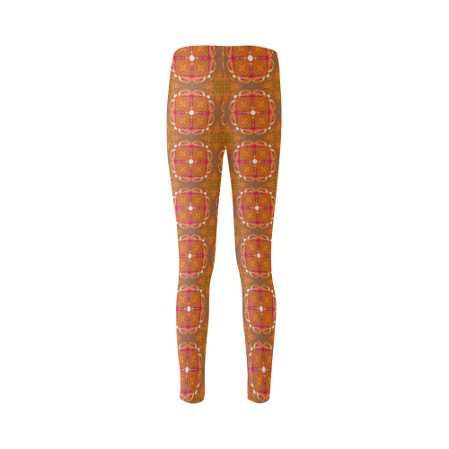 Gingerbread Houses, Cookies, Apple Cider Abstract Cassandra Women's Leggings (Model L01)