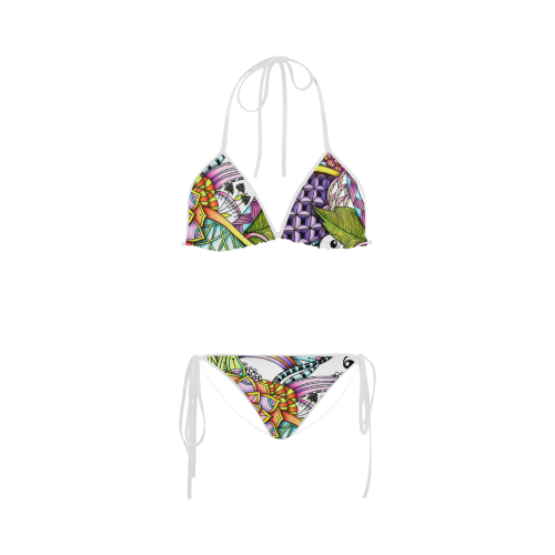 colorful abstract flower drawing