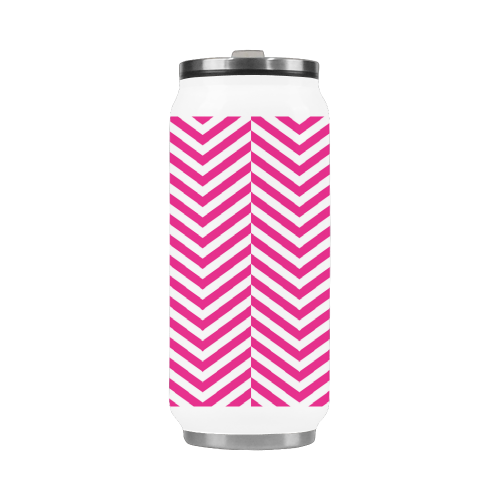 hot pink and white classic chevron pattern