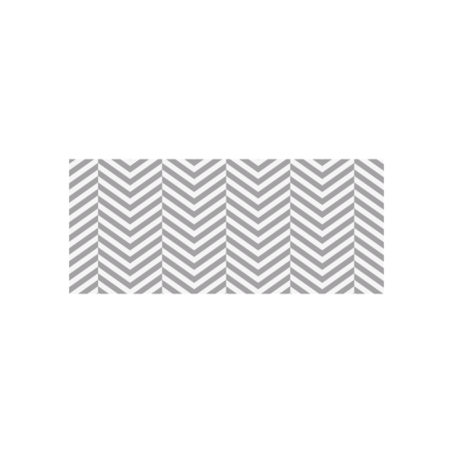 grey and white classic chevron pattern