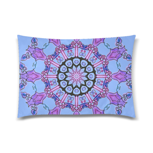 Violet Purple Beads, Jewels, Flowers Mandala Periwinkle