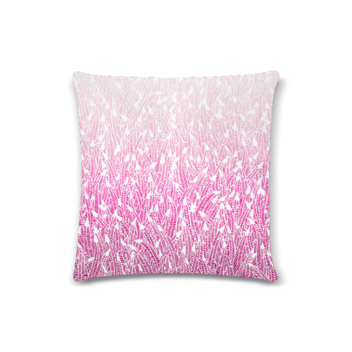 pink ombre feathers pattern white modern