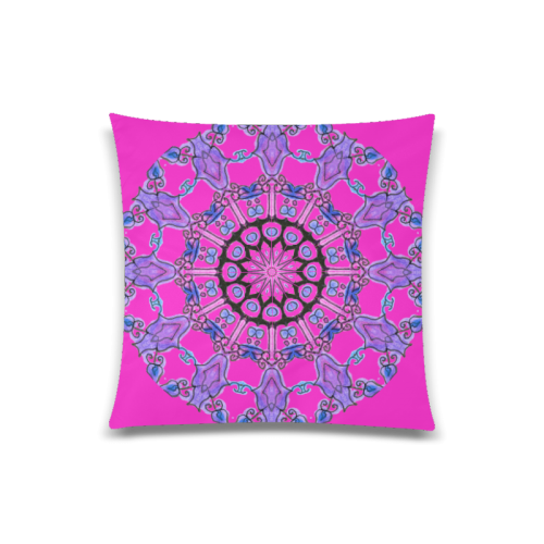 Violet Purple Beads, Jewels, Flowers Mandala Magenta
