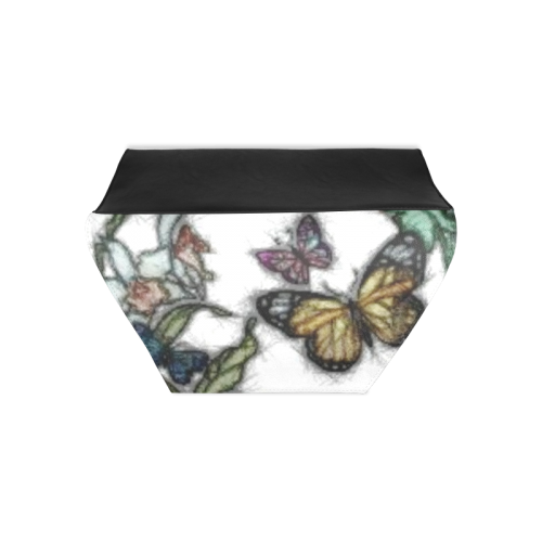 Butterflies and Flowers Clutch Bag (Model 1630)