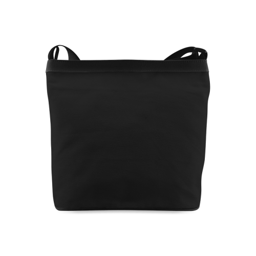 Pirate Black Color Accent Crossbody Bags (Model 1613)