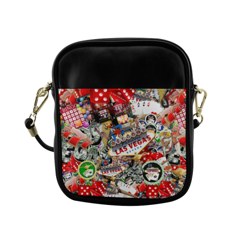 Las Vegas Icons - Gamblers Delight Sling Bag (Model 1627)