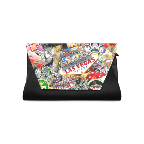 Las Vegas Icons - Gamblers Delight Clutch Bag (Model 1630)