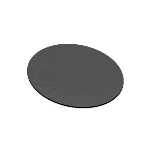 Pirate Black Color Accent Round Mousepad