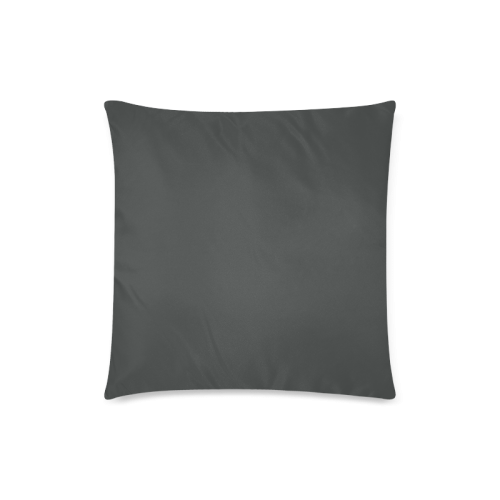 Pirate Black Color Accent Custom Zippered Pillow Case 18"x18"(Twin Sides)