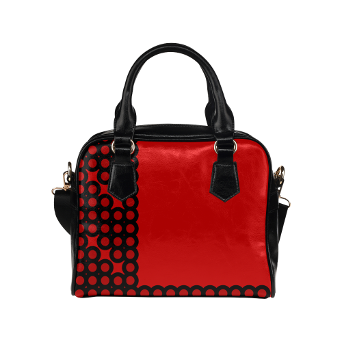 Letter Dots Shoulder Handbag (Model 1634)