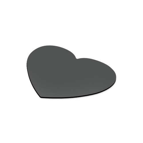 Pirate Black Color Accent Heart-shaped Mousepad