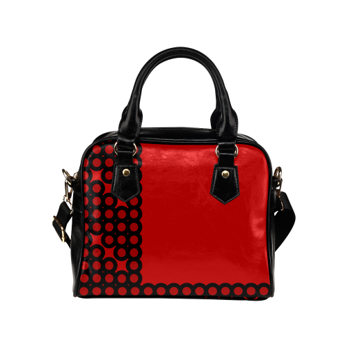 Letter Dots Shoulder Handbag (Model 1634)